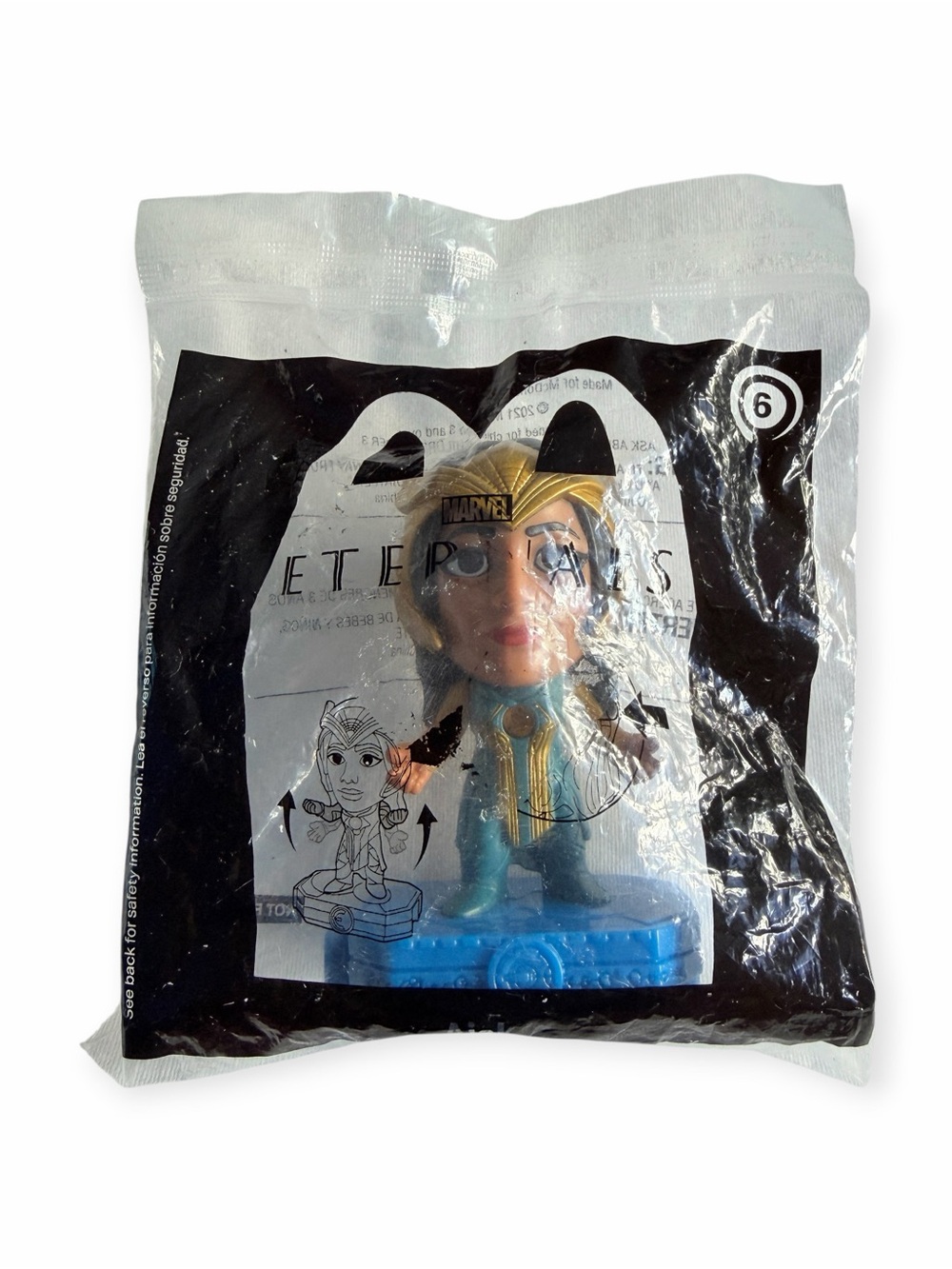 McDonalds Marvel Eternals Ajak #6 Happy Meal Toy 2021 New Sealed